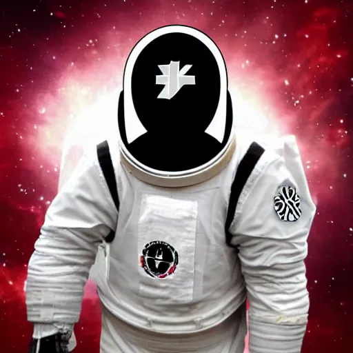 Prompt: Knights Templar in a Space Suit