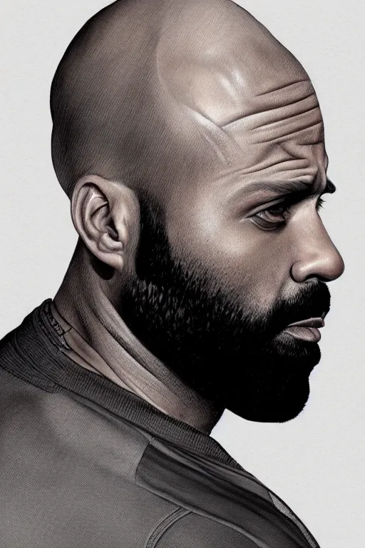 Prompt: joe budden, realistic portrait annie leibovitz photography, symmetrical, highly detailed, digital painting, artstation, concept art, smooth, sharp focus, illustration, cinematic lighting