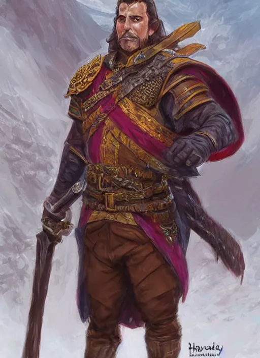 Image similar to royal guard, dndbeyond, bright, colourful, realistic, dnd character portrait, full body, pathfinder, pinterest, art by ralph horsley, dnd, rpg, lotr game design fanart by concept art, behance hd, artstation, deviantart, hdr render in unreal engine 5