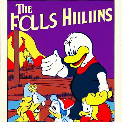 Image similar to the hills have eyes, by carl barks