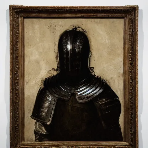 Prompt: a portrait of a knight by nicola samori