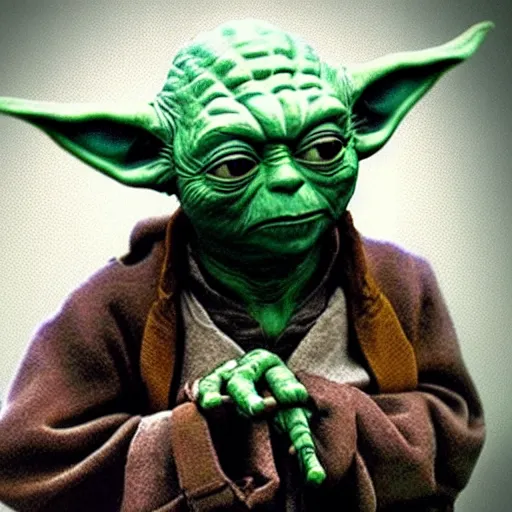 Image similar to Yoda played by Johnny Depp