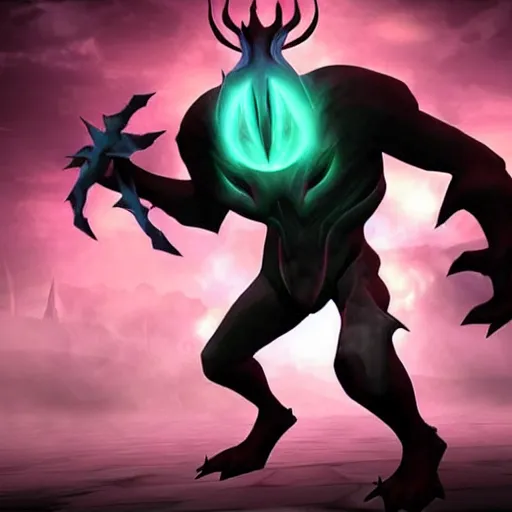 Prompt: shadow fiend in Dota 2