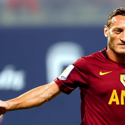 Prompt: Francesco totti as capatin america