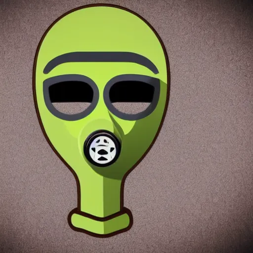 Prompt: gas mask emoji