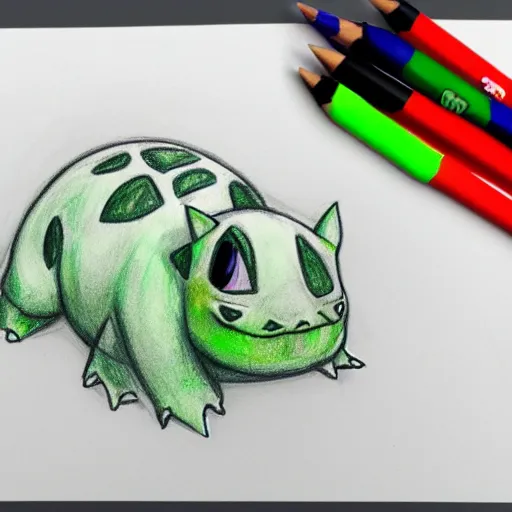 Bulbasaur  Pokemon tattoo, Pokemon drawings, Cute sketches