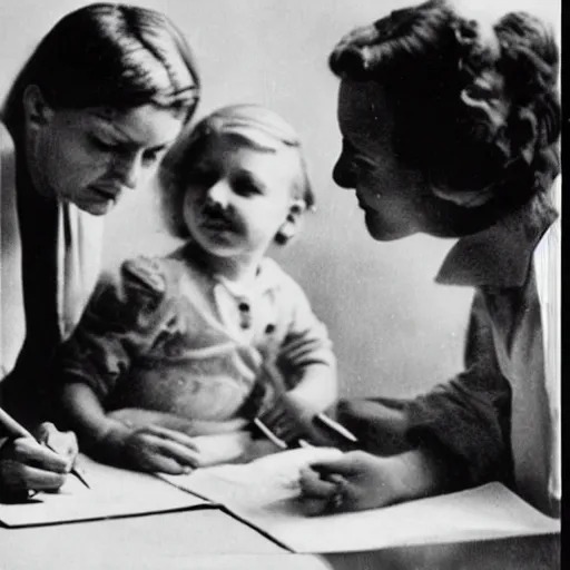 Image similar to “ child in 1 9 5 0 nurse consulting in west germany ”