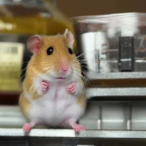 Image similar to hamster mad scientist