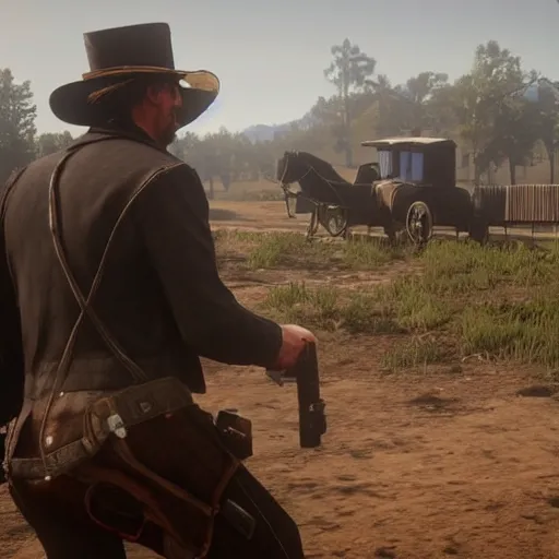 Image similar to a toilet in red dead redemption 2