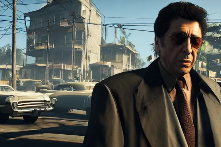 Image similar to al pacino in mafia 3