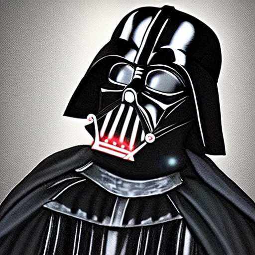 Prompt: Darth Vader Laughing