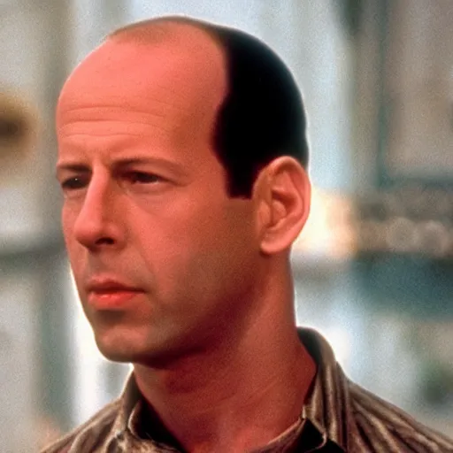 Image similar to young bruce willis as sam wheat in the film ghost