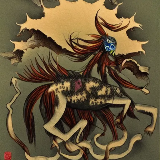 Prompt: Japanese mythical creature