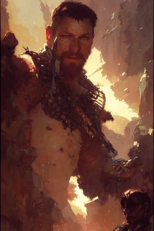 Image similar to alton mason portrait dnd, painting by gaston bussiere, craig mullins, greg rutkowski, yoji shinkawa