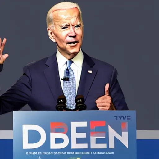 Image similar to joe biden with laser eyes and a dark background