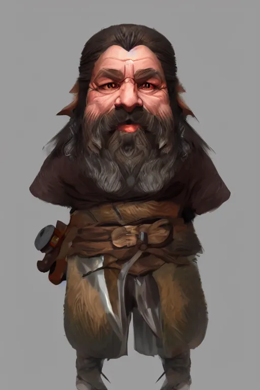 Image similar to a portrait of my next DND dwarf character , concept art, DND, trending on artstation 3D.