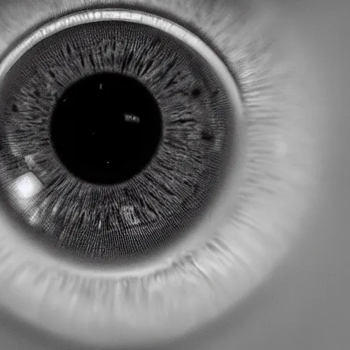 Prompt: macro photograph of an alien eye