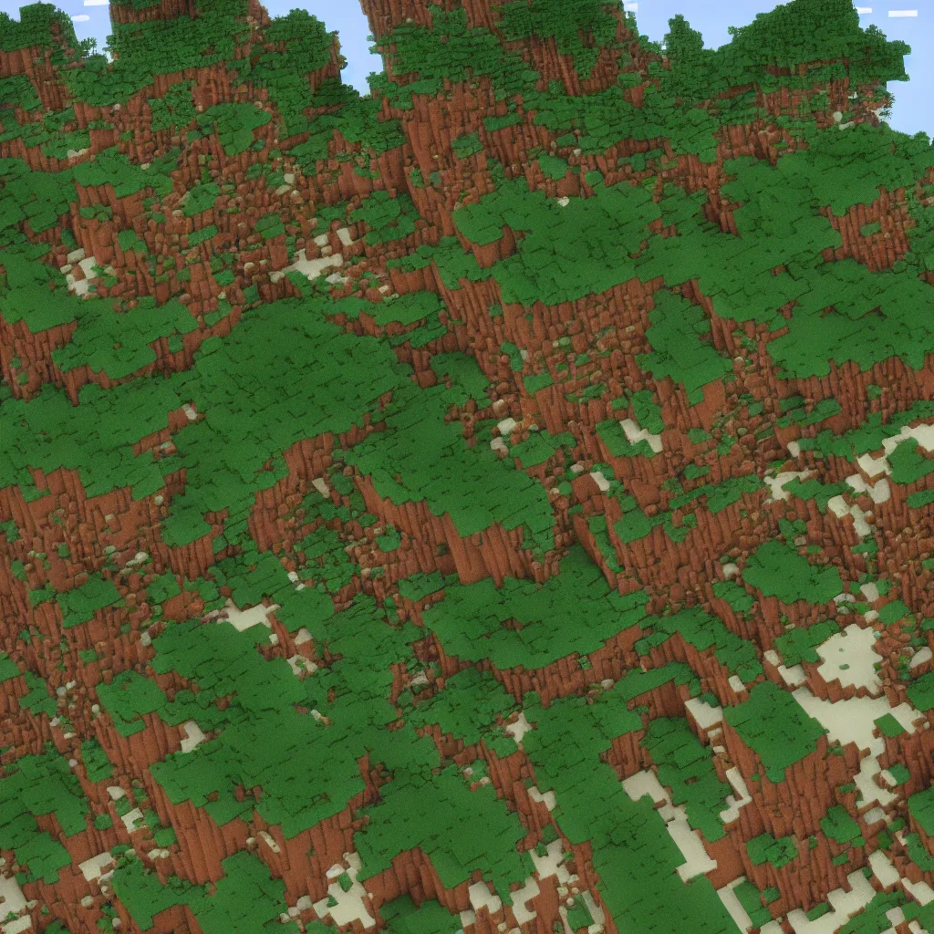 Image similar to ! dream the farlands in minecraft
