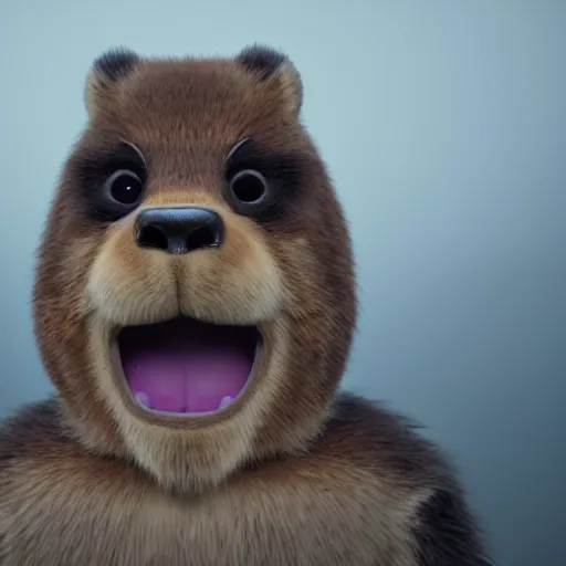 Image similar to hyperrealistic dslr film still of justin bieber disguised as anthropomorphous ( beaver ), stunning 8 k octane comprehensive 3 d render, inspired by istvan sandorfi & greg rutkowski & unreal engine, perfect symmetry, dim volumetric cinematic lighting, extremely hyper - detailed, incredibly real lifelike attributes & flesh texture, intricate, masterpiece, artstation