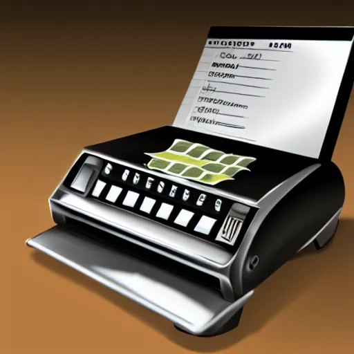 Image similar to award - winning photo. photorealistic national cash register.