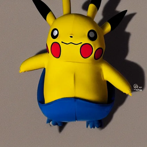 Image similar to pikachu as a human