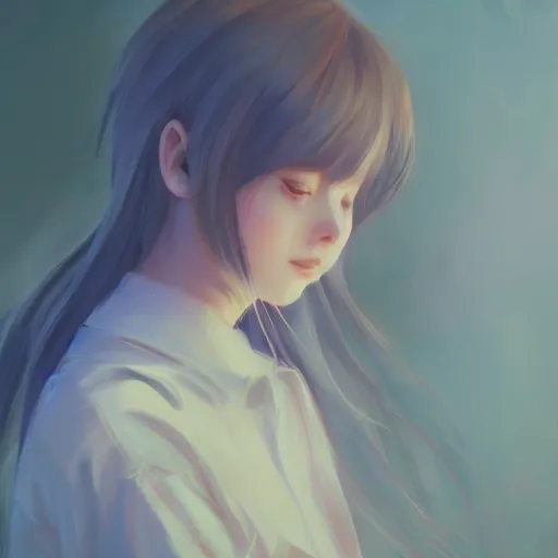 Image similar to beautiful huggy-wuggy from poppy-playtime the video game, digital painting by Hiyao Miyazaki, Studio Ghibli, Yanjun Cheng, portrait, cinematic lighting, highly detailed, concept art, Atmosphere, illustration, smooth, sharp focus, editor's pickup, trending on artstation, trending on deviantart