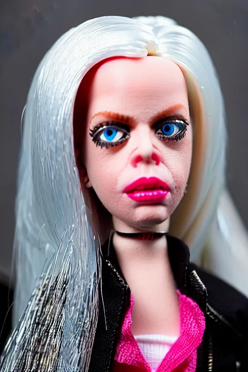 Image similar to genesis p - orridge barbie doll, highly detailed photograph, 8 k