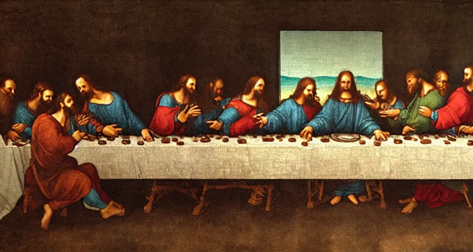 Artist sculpts incredible replicas including Da Vinci's Last Supper out  of PASTA