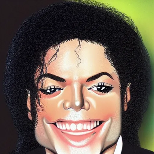 Image similar to bald michael jackson