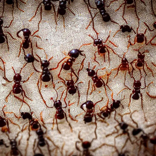 Image similar to macro photo of ants herding their tiny elephants