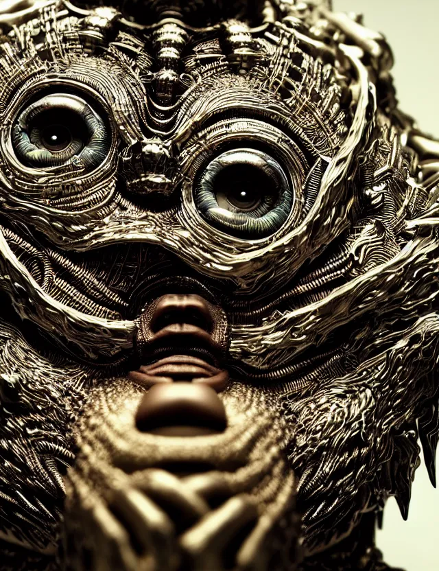 Image similar to god of hip hop macro close - up, creature, super intricate ornaments artwork by tooth wu and wlop and beeple and greg rutkowski