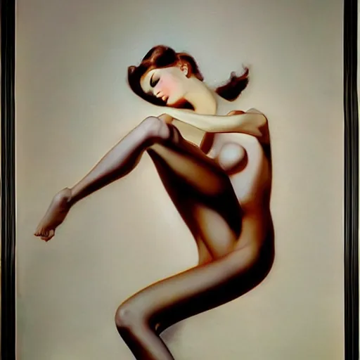 Image similar to Sculpture. paralyzed by the indescribable beauty of the cosmos. by Rolf Armstrong spirited, lively