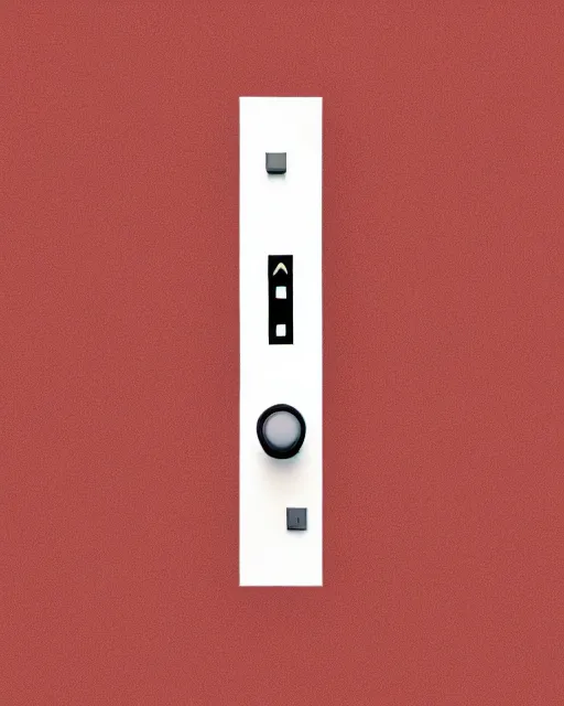 Image similar to minimalist poster of a switch