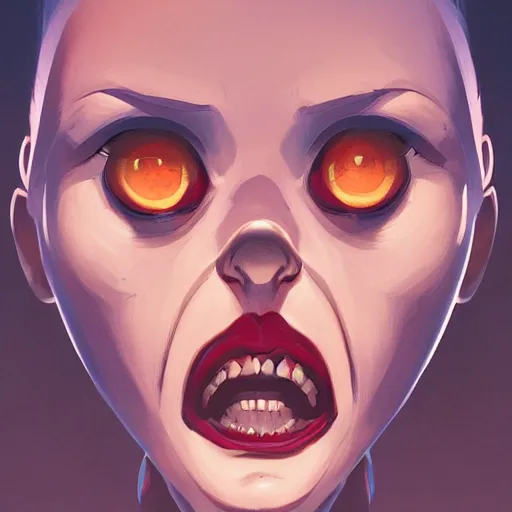 Image similar to face icon stylized minimalist scary stories to tell in the dark, loftis, cory behance hd by jesper ejsing, by rhads, makoto shinkai and lois van baarle, ilya kuvshinov, rossdraws global illumination