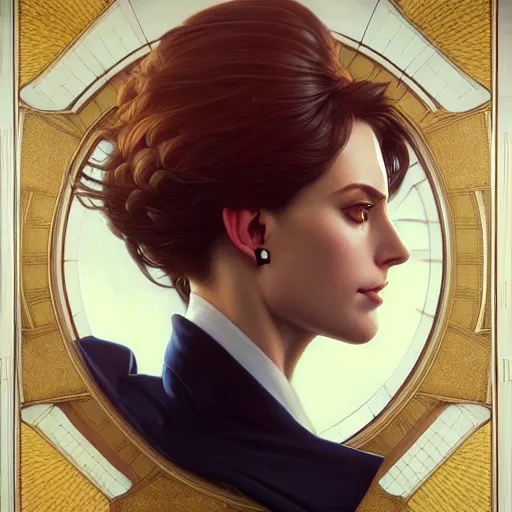 Image similar to portrait painting of a business cat leader of a political party, ultra realistic, concept art, intricate details, eerie, highly detailed, photorealistic, octane render, 8 k, unreal engine. art by artgerm and greg rutkowski and charlie bowater and magali villeneuve and alphonse mucha