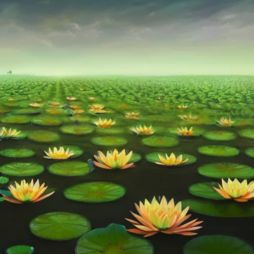 Image similar to a beautiful and detailed picture of a field of black lotus flowers with petals in a fibonacci sequence, in the style of magic the gathering, highly detailed, digital painting, god rays, volumetric lighting, octane render, 4 k resolution, art by adam paquette and johann bodin and jason rainville