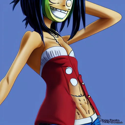 Prompt: photo realistic franky from one piece