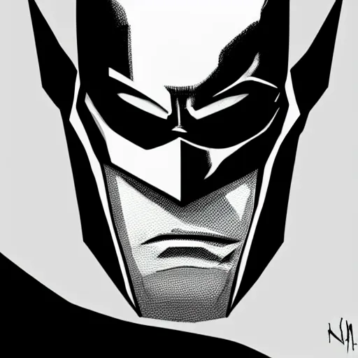 Prompt: close up of angry Batman’s face in a fight, dramatic lightning, dark mood, trending on Artstation