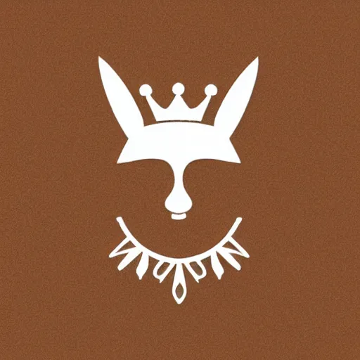 Image similar to simple, minimal, logo of a jewelry, crown and / or diamond, vector, style of march hares