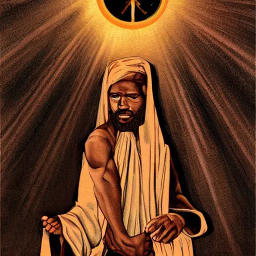 Image similar to black jesus