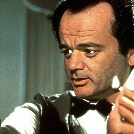 Image similar to bill murray in pulp fiction, movie still, promotional shot