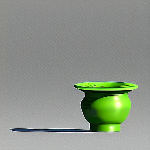 Prompt: industrial design of a frog cup photorealistic render - n 9
