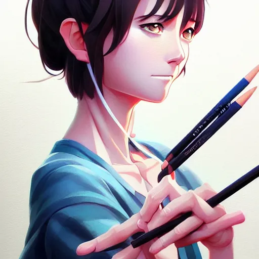 Image similar to rachel dratch, portrait shinkai makoto studio ghibli studio key hideaki anno sakimichan stanley artgerm lau rossdraws james jean marc simonetti elegant highly detailed digital painting artstation pixiv