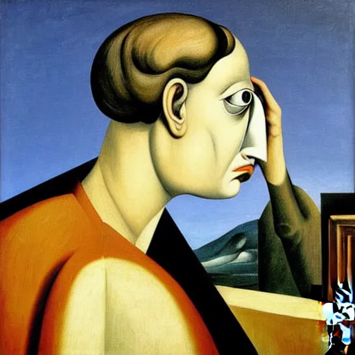 Prompt: an eye crying, a painting by giorgio de chirico