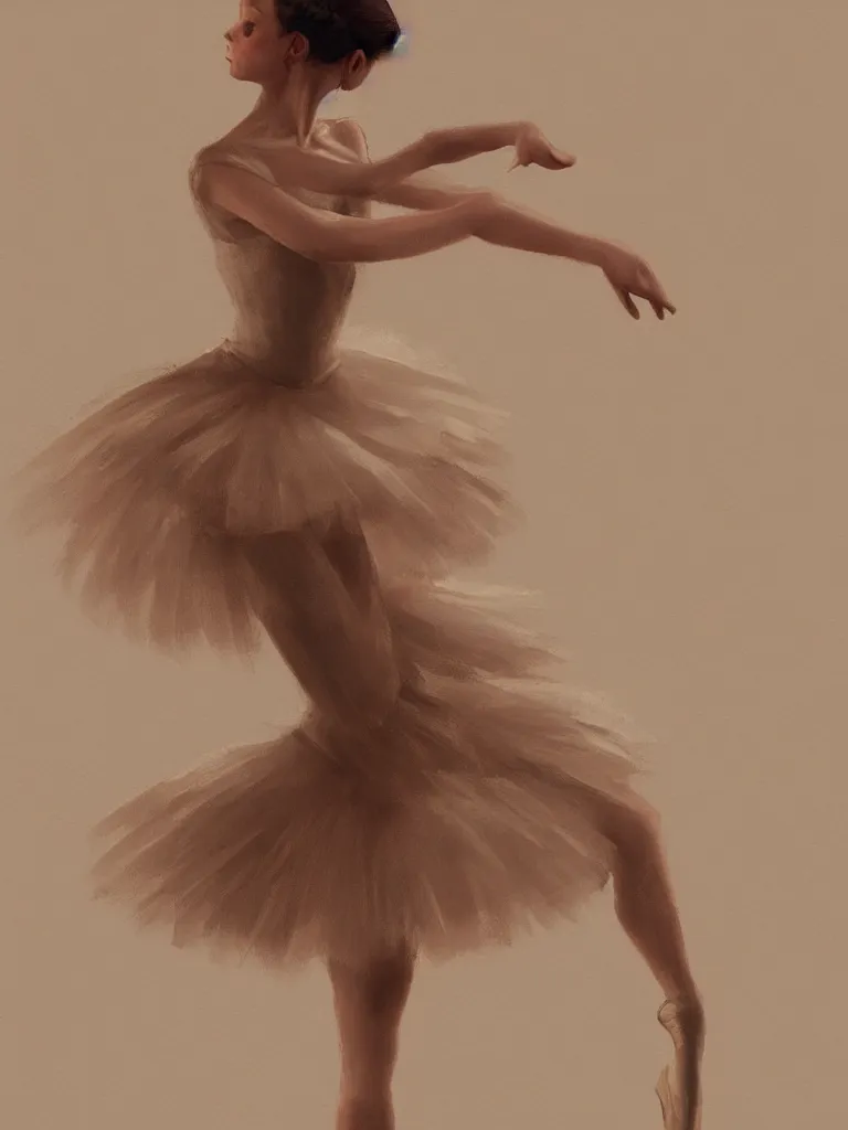 Image similar to ballerina by disney concept artists, blunt borders, golden ratio, soft light