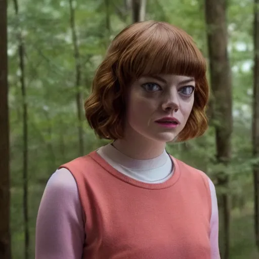 Image similar to Emma Stone in Stranger Things