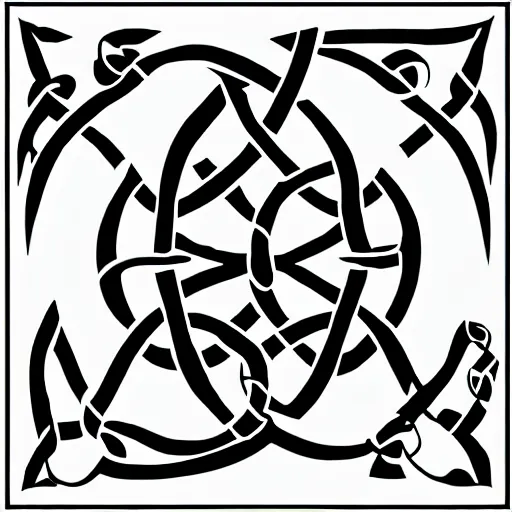 Prompt: celtic design tentacled