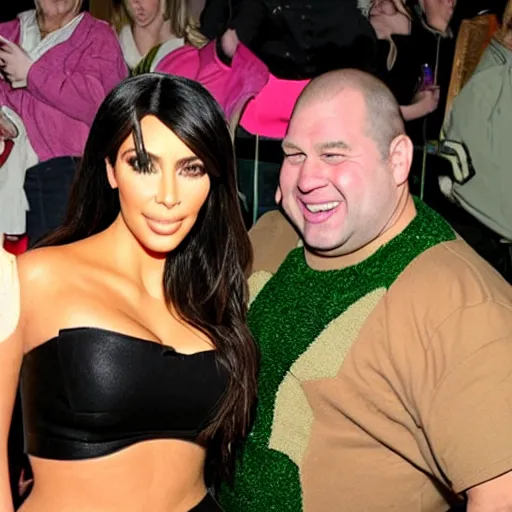 Image similar to kim kardashian and shrek