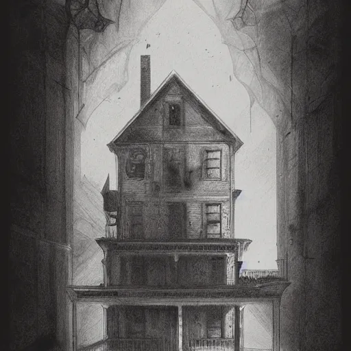 House Sketch - Characters & Art - World of Warcraft: Cataclysm |  Illustration art, Concept art, Art pictures