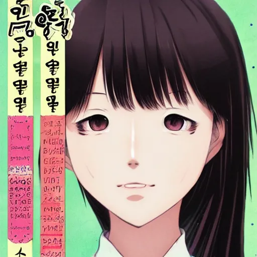 Prompt: korean girl manga cover hardcover, realistic, very detailed
